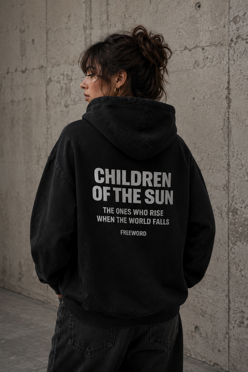 CHILDREN OF THE SUN OVERSIZED HOODIE