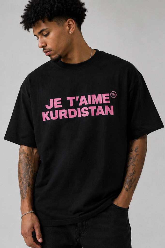 JE T'AIME KURDISTAN OVERSIZED TEE